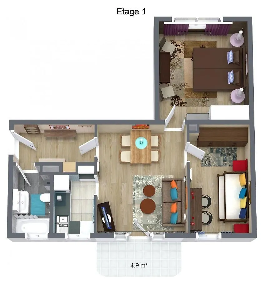 2Br-Apartment In Herzogenaurach 0*,